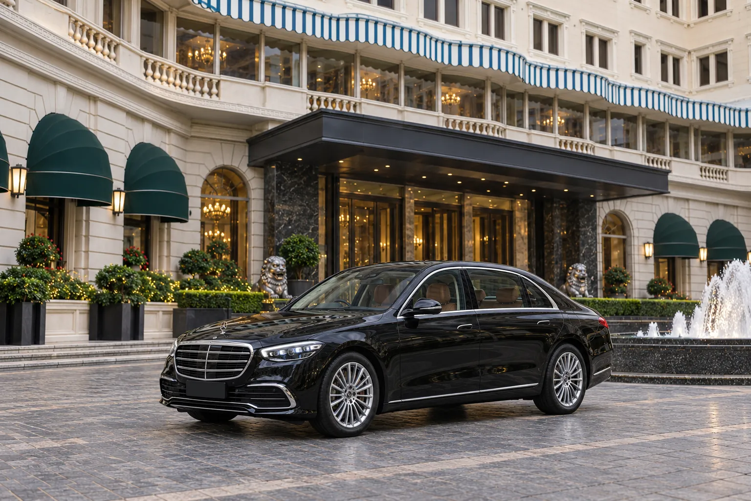 平治 S-Class（S 450 L） · 到達